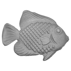 Ryba, dekorace 134x110x5 mm, odlitek