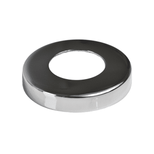 Kryt příruby (84x15mm) na trubku ø 42.4mm, otvor ø 42.8mm, leštěná nerez