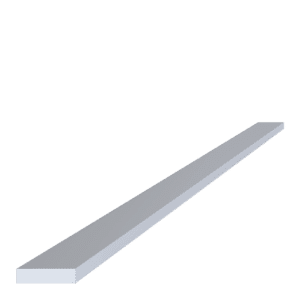 Pásovina 20x5 mm, L-6m,  materiál EN AW-6060 T66, cena za kus