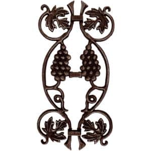 Kovářský ornament H 370 x L 190 mm, 14 x 14 mm