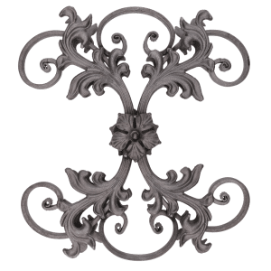 Kovářský ornament H 450 x L 405, 16x8 mm