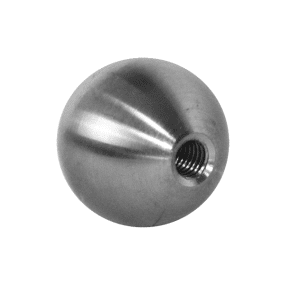 Koule plná se závitem M6 / ø 25mm, broušená nerez K320 / AISI304