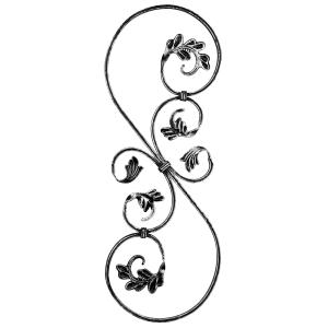 Ornament 800x300 mm, profil 16x8 mm, pravý