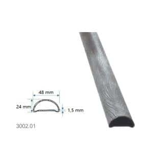 Madlová tyč dutá 48x24x1,5mm, délka 6000mm, cena za KUS