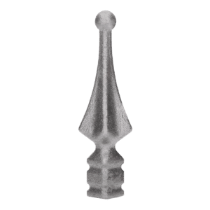 Špic kovaný 125x30mm, rozměr napojení 20x20mm, bez povrchové úpravy