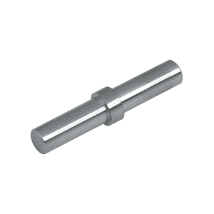 Spoj přímý L: 55 mm, na trubku ø 12 mm (plný materiál), broušená nerez K320 / AISI304