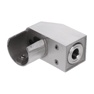 Ukotvenie na francúzsky balkón (ľavé), pre trubku ø 42,4mm, brúsená nerez K320/ AISI304