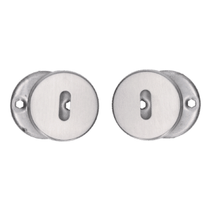 Okrúhla rozeta na dózický zámok (ø 52mm), bal.: 1 pár, brúsená nerez K320 /AISI304