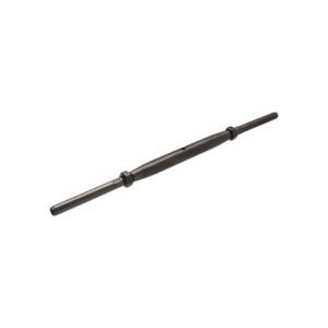 Lepící úchyt, šponovák pro nerezové lanko ø4mm, černá PVD