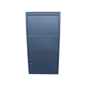 Box na balíky (440x420x880mm) s přepadovou lištou na ochranu balíků, tloušťka 0.8mm), Max. velikost balíku: 360x170x260mm, barva: RAL 7016 (antracit)