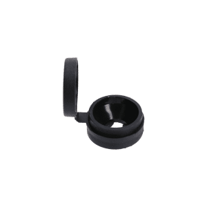 Rozeta ozdobna, čierna, na skrutky so zapustnou hlavou