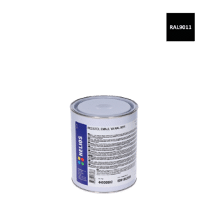 Barva na zinek černá-polomatná 1 kg