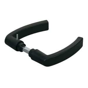 LOCINOX® 3006P - polyamidová klika, materiál: polyamid (černý), hřídel 8x8x66,5 mm