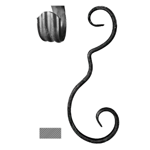 Prvek 12 x 6 mm, 220 x 83 mm