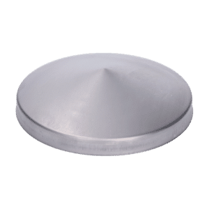 Stříška na sloupek-kulatá 90 mm, hr. 1,5 mm