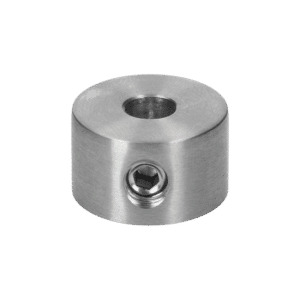 úchyt 6.5mm, pre nerezové lanko 4-6mm, brúsená nerez K320 /AISI304