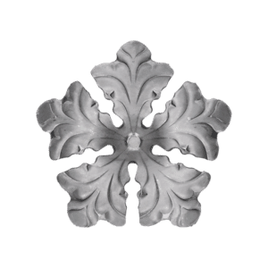 Květ 102 x 106 mm, tloušťka 2 mm