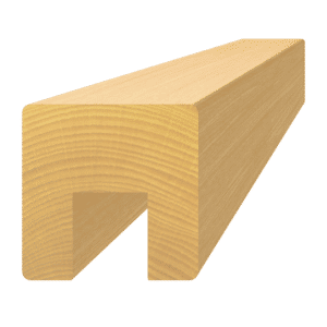Bukový profil 40x40 mm, délka 3000 mm
