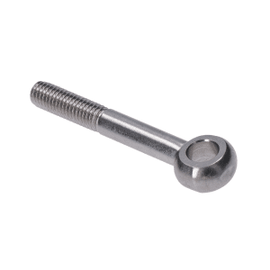 Úchyt s okem pro držák lanka, M8x61 mm, broušená nerez K320 / AISI304 DIN444