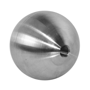 Koule plná se závitem M8 / ø 40mm, broušená nerez K320 / AISI304