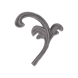 List H 105 x L 95 mm, tl. 4 mm