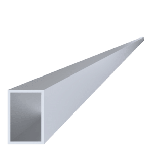 Hliníkový jekl, 60x40x3 mm, délka 6000 mm, materiál EN AW-6060 T66, přírodní hliník bez povrchové úpravy, cena za kus