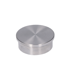 Ukončení - zátka na trubku ø 42,4 mm, broušená nerez K320 / AISI304, na nalepení