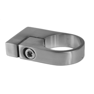 Úchyt šroubovaný na boční kotvení sloupu ø 42,4 mm bez kotevní desky, broušená nerez K320 / AISI304