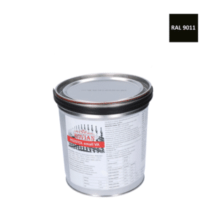 Barva na zinek černá-polomatná 3kg