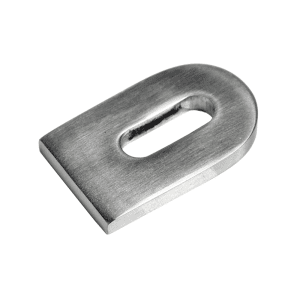 Navařovací deska (použitelná např. k držákům skla EB1-0120), broušená nerez K320 / AISI304