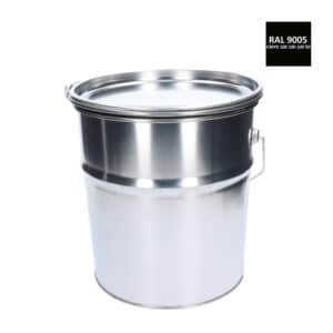 Farba antikorozní polomatná na zinek 20 kg hlboká-čierna