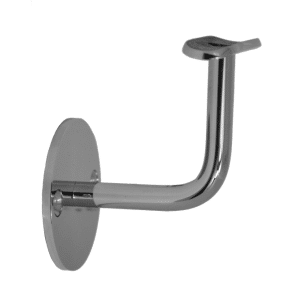 Držák madla na stěnu na trubku ø 42.4mm, leštěná nerez / AISI304