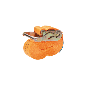 Jednodielny upínací pás s račňou a voľným koncom, 2t, dĺžka 6m, 35mm