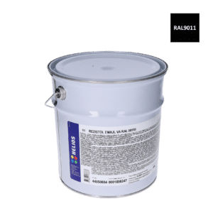 Barva na zinek černá-polomatná 5 kg