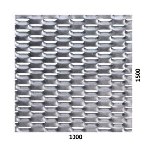 Tahokov Zn, oko: 47x18mm, mostík: 8mm (1000x1500x1,5mm), orientace oka: rozměr oka 47mm je rovnoběžná s rozměrem tabule