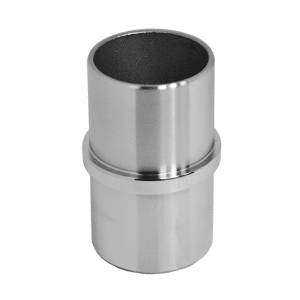 Spojka napájecí, přímá na trubku ø 42.4mm, leštěná nerez / AISI304