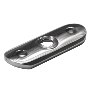 Dopojovací deska rovná na trubku ø 42.4mm, leštěná nerez / AISI304