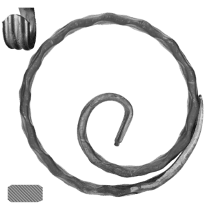 Kruh ø120 mm, 12 x 6 mm, zdobený