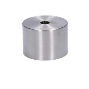Přechod na vymezení vzdálenosti, ø 50mm /ø 10mm /L: 35mm, broušená nerez K320 /AISI304, bal: 1ks