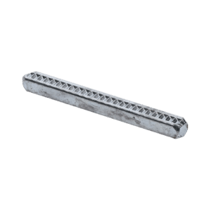 Hřídel kliky 8x8x110mm, pozinkovaná ocel