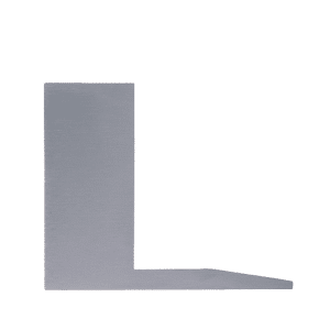 Ukončení k AL kotvícímu profilu, hliník, broušený