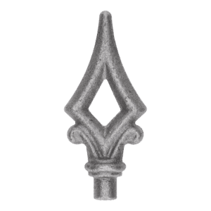 Špic, 122x53mm, na kulatinu ø 15mm