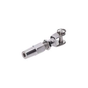 Úchyt pro nerezové lanko 3 mm, broušená nerez K320 / AISI304