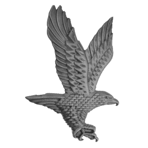 Orel, dekorace 215x145x5 mm, odlitek