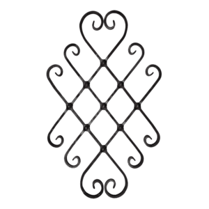 Kovářský ornament H 580xL440 mm-620 x 380 mm,16 x 8 mm