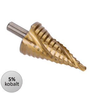 Stupňovitý kuželový vrták K-TiN, ø6-35mm