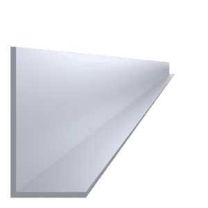 L profil 80 x 40 x 3 x 6000 mm, Al, bez povrchové úpravy