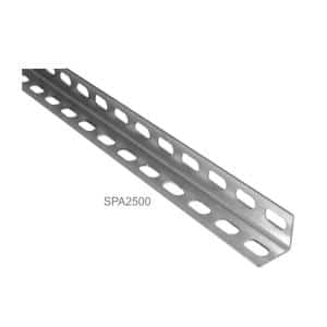 Úhelník děrovaný pozinkovaný L-2500, 30x30x2 mm pro kotvení lišt garážových pohonů, cena za 2500 mm