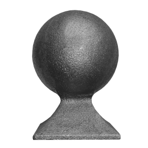 Koule ozdobná, L-128mm, podstavec 80x80mm, dutá