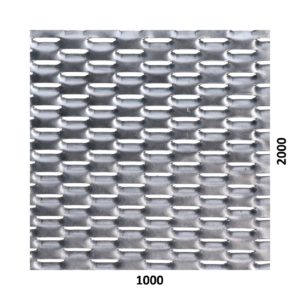 Tahokov Al, kosočtvercové oko, můstek: 8mm, 1000x2000x2mm